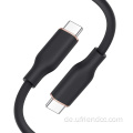 100W USB 3.0 Ein Typ-C-farbenfrohes weiches Kabel